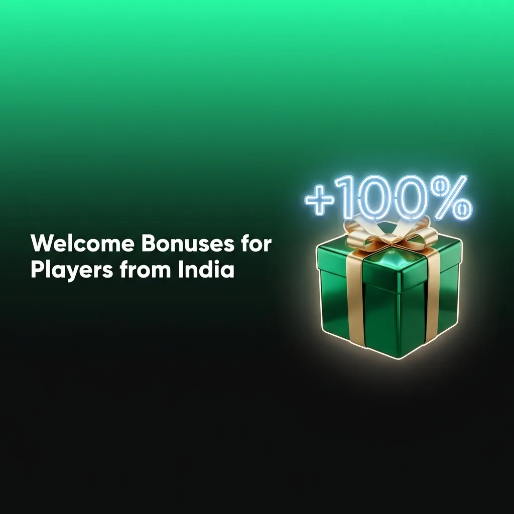 BC Game welcome bonus offer for Indian players showing 180% match bonus and 400 free spins package details